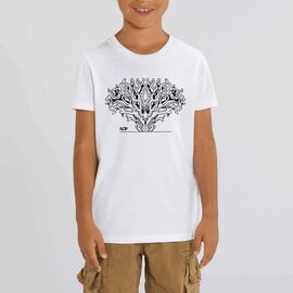 Deep Sea Kids Coral T-shirt-White