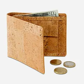 Cork Wallet With Coin Pocket