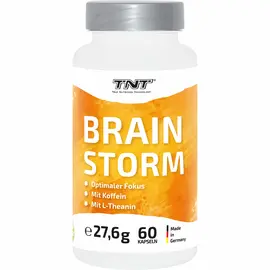 TNT Brain Storm | Caffeine, Theanine, Vitamins, Minerals (60 Capsules)