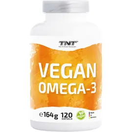 TNT Vegan Omega-3 (120 Kapseln) | Fettsäuren aus Algenöl 120 Kapseln