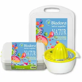 Biodora kitchen set from bioplastics