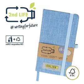 2nd LIFE Notebook DIN A6, 80g/ m² 96 sheets dotted (FSC paper)