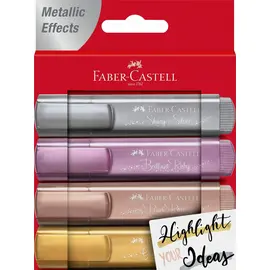 Case of 4 highlighters TL 46 Metallic
