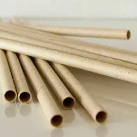 Organic straws grass paper drinking straw XXL Gastrobox (5000 pcs)