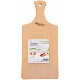 Biodora cutting board beech with handle 32 x 15