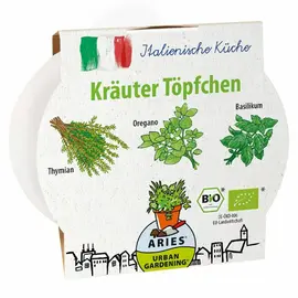 Organic herbs pot Italian cuisine