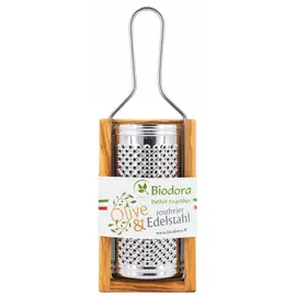Biodora Käsereibe Olive mit Behälter