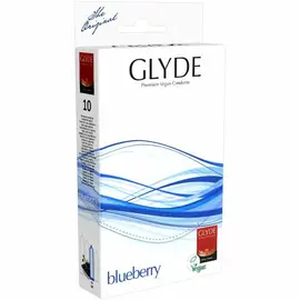 Glyde Ultra - Blueberry, 10 condoms
