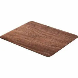 InLine WoodPad, real wood mouse pad, walnut, 240x200mm