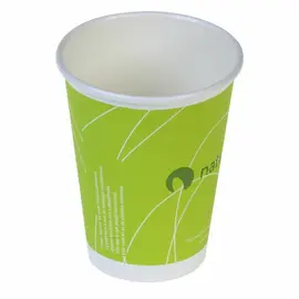 Naturesse gobelets à café en papier vert (1000 pcs)