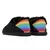 Toms - Black Matte Woven Rainbow in Black