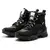 Grand Step Shoes - Hike Black gefüttert in Schwarz
