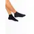 1 People - Modal Cable-Knit Ankle Socks - 2 Black & 1 White
