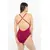 1 People - Mykonos - Crisscross Swimsuit - Red Coral