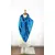 süßstoff - Doux foulard triangulaire bleu mer