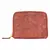 IKON - Coconut Leather Zip Wallet - Wine Red