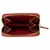 IKON - Coconut Leder Brieftasche mit Reißverschluss - Weinrot