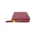 IKON - Coconut Leather Zip Wallet - Wine Red