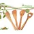 Biodora - Set en bois d'olivier, 2x cuillères de cuisine, 2x spatules