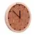 noThrow Design - Horloge murale en bois TOCK avec cadran en liège