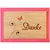 Wooden post - wooden card "Thank you