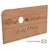 Wooden post - Easter card from real cherry wood