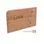 Wooden post - wooden card "LOVE