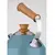 Ottoni Fabbrica - Electric kettle LIGNUM LUNGOMARE / pastel blue / 1.7 liters