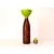 Dora - wooden thermos bottle with green funnel