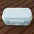 Biodora Lunchbox aus Biokunststoff mit Scharnierverschluss in Weiß