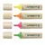 edding 24 EcoLine Textmarker - 4er Set (gelb, orange, rosa, hellgrün)