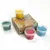 Pâte à modeler Easy, set de 4 pièces "Yuki" - rouge, jaune, vert, bleu