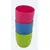Colorful cup from sugar cane