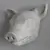Blumenfisch Cochon en papier mâché (aspect béton)