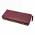 Kivik | Apple Leather Long Zip Wallet - Wine Red