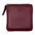 Kivik | Apple Leather Small Zip Wallet - Wine Red